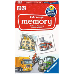 Ravensburger - How Come For What Reason Why Vehicles Memory - Board Game - German Edition