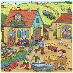 Ravensburger - Lots Going On On The Farm - 3x49 Pieces - Puzzles