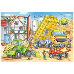 Ravensburger - Lots To Do On The Construction Site - 2x24 Pieces - Puzzles