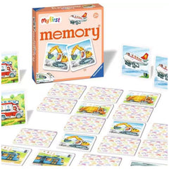 Ravensburger - My First Memory Vehicles - Card Game - Multi-Language Instructions