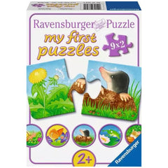 Ravensburger - My First Puzzles - Animals In The Garden - 9X2 Pieces - Puzzles