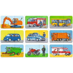 Ravensburger - My First Puzzles - Emergency Vehicles - 9X2 Pieces - Puzzles