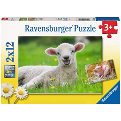 Ravensburger - Unsere Nutztiere - 2x12 Teile - Puzzles