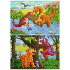 Ravensburger - Playing Dinosaurs - 2x24 Pieces - Puzzles