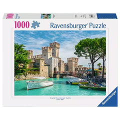 Ravensburger - Puzzles - Italian Landscape Lake Garda 1000pcs - 14+ Years - FSC Cardboard