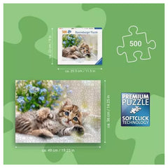 Ravensburger - Puzzles - Puppies 500pcs - Cardboard - 12+ Years - Educational Play