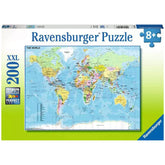 Ravensburger - Die Welt - 200 Teile - Puzzles