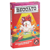 Red Glove - Beccato Party Card Game Ages 7+ - Hilarious Secret Signal & Telepathy Game for 4-9 Players with 110 Chicken & Egg Cards Showcase Pack - RG2068 - Italian Edition