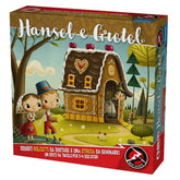Red Glove - Hansel & Gretel Board Game for Kids & Families Ages 5+ - Fun Educational Cooperative Tile-Matching Game for 2-4 Players with Wooden Figures and Witch's House - RG2074 - Italian Edition