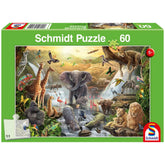 SCHMIDT SPIELE - Animals in Africa 60 Pcs Children’s puzzles - Puzzles