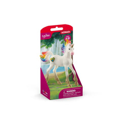 Schleich - Bayala - Rainbow Love Unicorn Foal - Action & Toy Figures - 70727