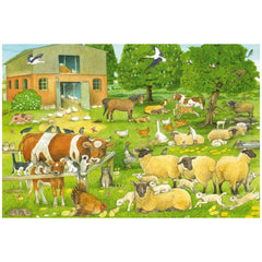 Schmidt Spiele - Animal Families on the Farm 100 Pcs - Puzzles
