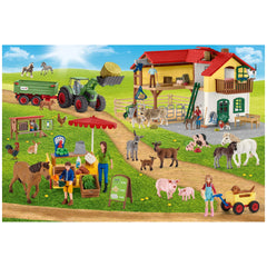 Schmidt Spiele - Farm World Farm Shop 100 Pcs and 1 Figure - Puzzles