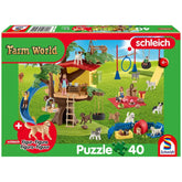 Schmidt Spiele - Farm World Happy Dogs 40 Pcs and 1 Figure - Puzzles