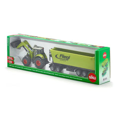 Siku - Tractor with front loader, dolly and tipping trailer - Play Vehicles