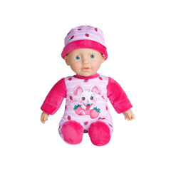 Simba - Dolls - Laura Strawbunny Soft Baby Doll - Pink Strawberry - 3 Yrs