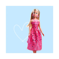 Simba - Dolls - Steffi Love Pink Love Doll - Sparkly Heart Dress - 3+ Years