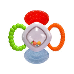 Simba - Pacifiers & Teethers - ABC Teether Rattle - Sensory Toy - 3 Months+