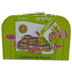 Simply - Tulip Tea Time Tin Tea Set - Pretend Professions & Role Playing