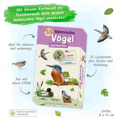TROTSCH - Learning Cards Native Birds Books - German Edition