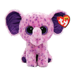 TY - Beanie Boos Eva pink speckled elephant Plush 15 cm