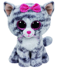 TY - Beanie Boos Kiki grey striped cat 15 cm