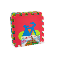 Teorema - Play Mats & Gyms - Vehicle Puzzle Play Mat - Non-Toxic - 0M+