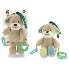 Teorema - Stuffed Animals - GoGo Sofficiosi Plush Puppy - 26cm - 0 Months - Sensory Toy