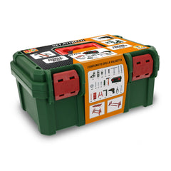 Teorema - Teos Brico Valigetta Attrezzi Trapano a Batteria Giocattolo per Bambini - Pretend Professions & Role Playing