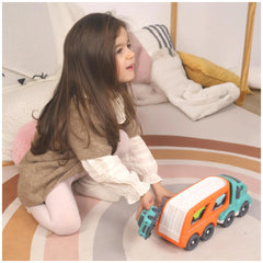 Toys Garden - Baby Challenge Sustainable Car Transporter Set - Play Vehicles