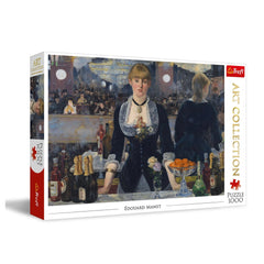 Trefl - 1000 Piece Puzzle - Art Collection A Bar at the Folies - Bergere - Puzzles Age +14 - TRF10819