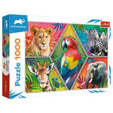 Trefl - 1000 Piece Puzzle - Exotic Animals - Puzzles Age +14 - TRF10671
