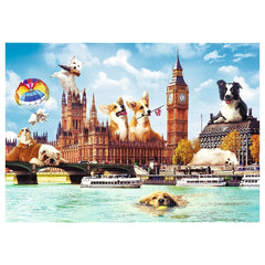 Trefl - Funny Cities: Dogs in London - Puzzle - 14+ - TRF10596