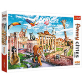 Trefl - 1000 Piece Puzzle - Funny Cities Wild Rome - Puzzles Age +14 - TRF10600