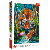 Trefl - 1000 Piece Puzzle - Grasping Tiger - Puzzles Age +14 - TRF10528