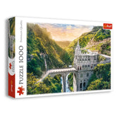 Trefl - 1000 Piece Puzzle - Las Lajas Sanctuary, Colombia - Puzzles Age +14 - TRF10724