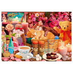 Trefl - 1000 Piece Puzzle - Premium Plus - Tea Time All Things Nice - Puzzles Age +14 - TRF10802