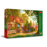 Trefl - 1000 Piece Puzzle - Premium Plus - Tea Time Thatched Cottage - Puzzles Age +14 - TRF10803