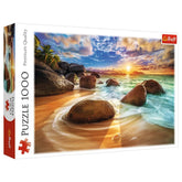 Trefl - 1000 Piece Puzzle - Samudra Beach, India - Puzzles Age +14 - TRF10461