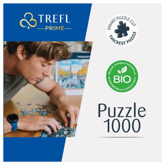 Trefl - 1000 Piece Puzzle UFT EYE - SPY - Imaginary Cities New York, USA - Puzzles Age +14 - TRF10708