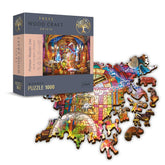 Trefl - 1000 Piece Puzzle - Woodcraft Magic Room - Puzzles Age +14 - TRF20146