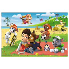 Trefl - 24 Piece Maxi Puzzle - Paw Patrol Fun on the Blanket - Puzzles Age +3 - TRF14346