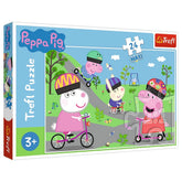 Trefl - 24 Piece Maxi Puzzle - Peppa Pig Peppa's Active Day - Puzzles Age +3 - TRF14330