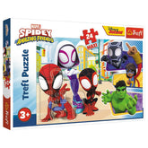 Trefl - 24 Piece Maxi Puzzle - Spidey and his Amazing Friends - Puzzles Age +3 - TRF14348