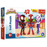 Trefl - 30-Piece Puzzle - Spidey and Friends The Adventures of Spidey and Friends - Puzzles Age +3 - TRF18285