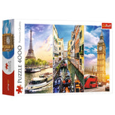 Trefl - 4000 Piece Puzzle - Trip around Europe - Puzzles Age +14 - TRF45009