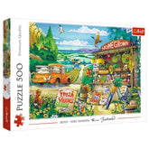 Trefl - 500-Piece Puzzle - Morning in the Countryside - Puzzles Age +8 - TRF37352