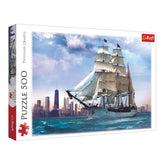 Trefl - 500 Piece Puzzle - Sailing Against Chicago - Puzzles Age +10 - TRF37120