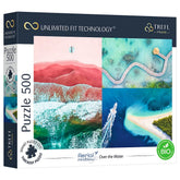 Trefl - 500 Piece Puzzle UFT - Aerial Mindblow Over the Water - Puzzles Age +10 - TRF37459