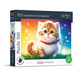 Trefl - 500 Piece Puzzle UFT - Cuteness Overload Charming Kitten - Puzzles Age +10 - TRF37463